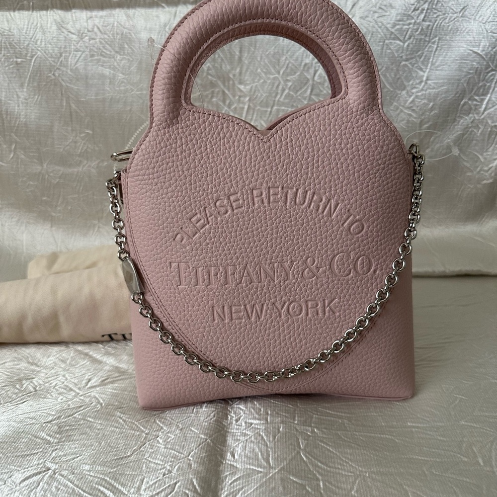 Tiffany & Co. Blush Pink Mini Bag with Silver Chain